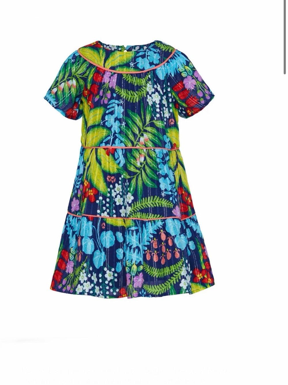 Kids👧🏻Dalia Printed Ric Rac Dress👗ADD TO HEARTS❤️Crewcuts by J.Crew Sz 5